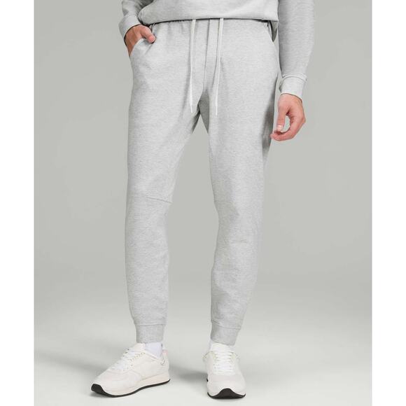 Lululemon Men’s City Sweat Jogger Heathered Light Gray Small Lounge Performance - Picture 1 of 5